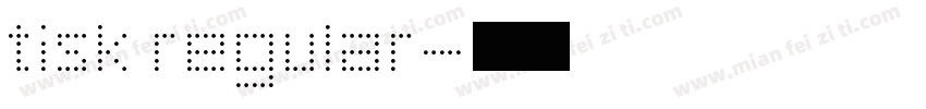 tisk regular字体转换